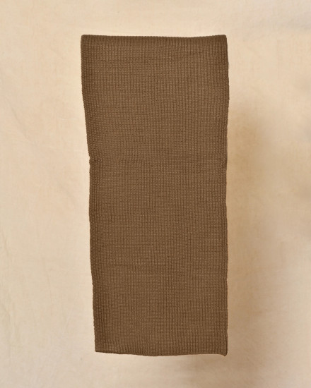 Echarpe en laine camel Over-D