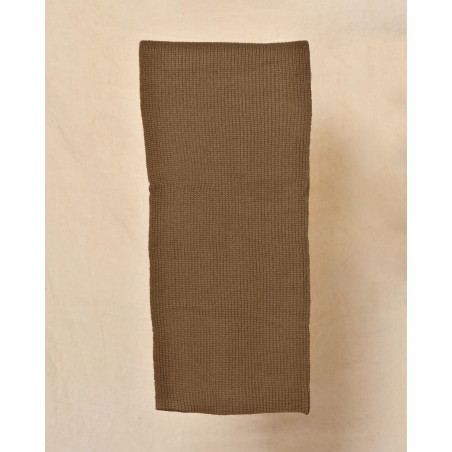 Echarpe en laine camel Over-D