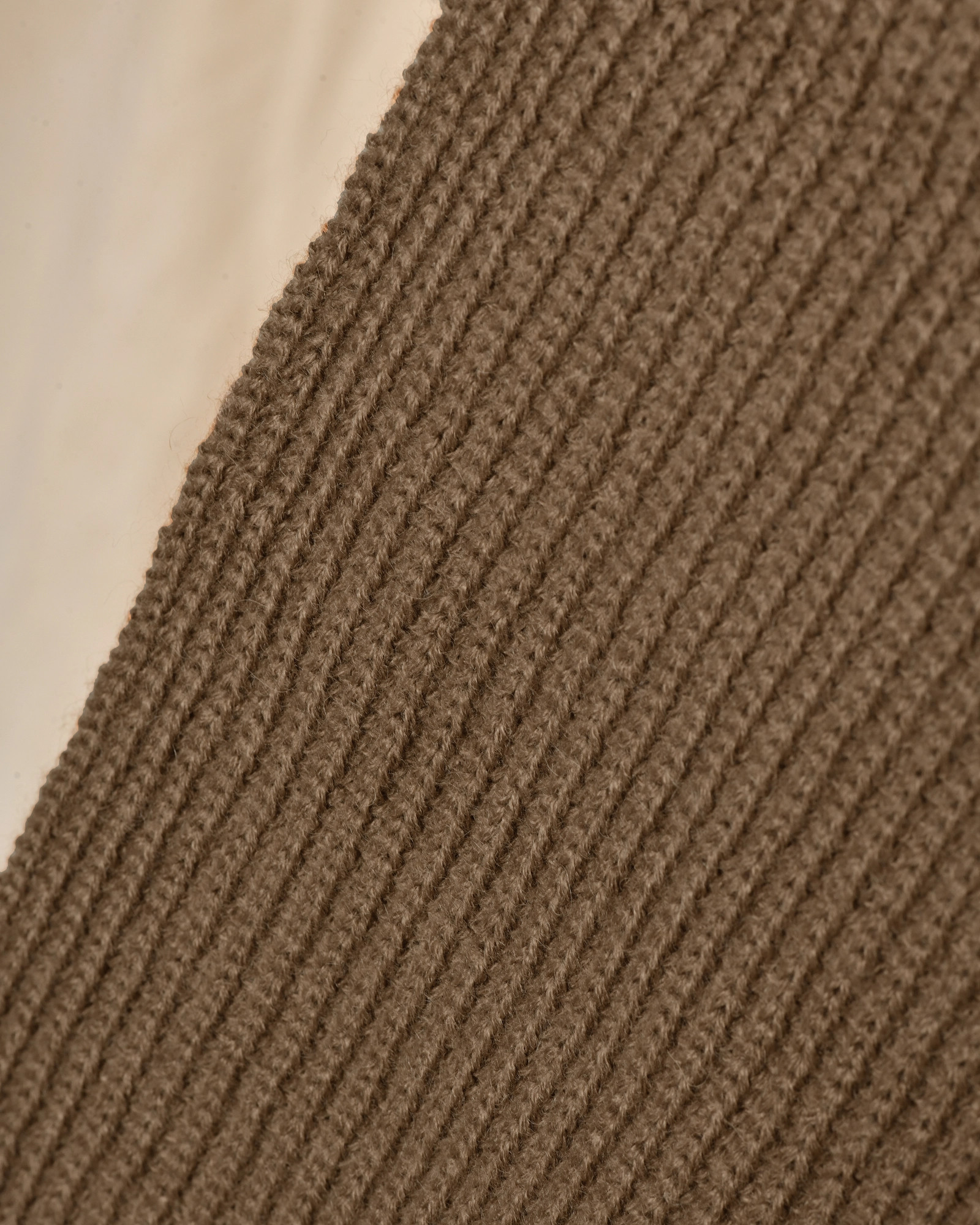 Echarpe en laine camel Over-D