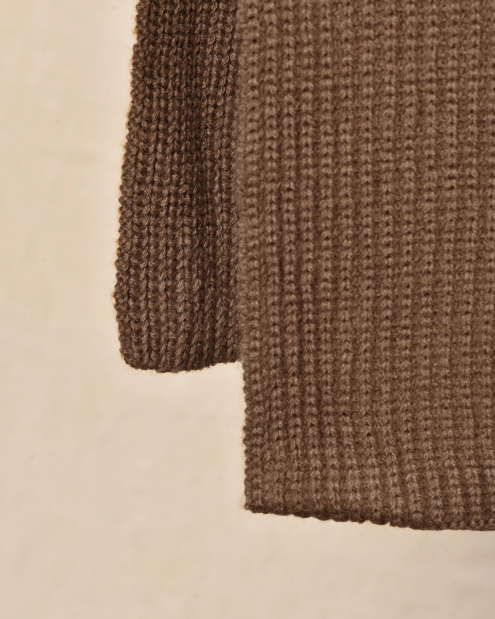Echarpe en laine camel Over-D