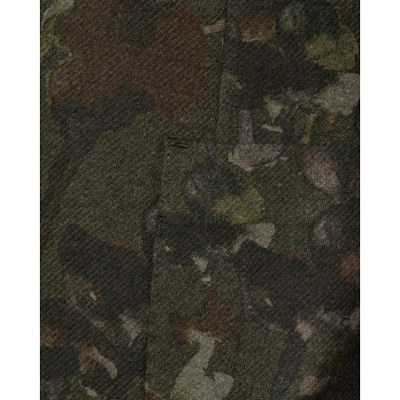 Veste blazer à motif camouflage floral kaki Daniele Alessandrini