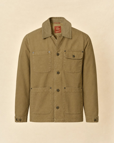 Veste saharienne kaki quatre poches Telacruda