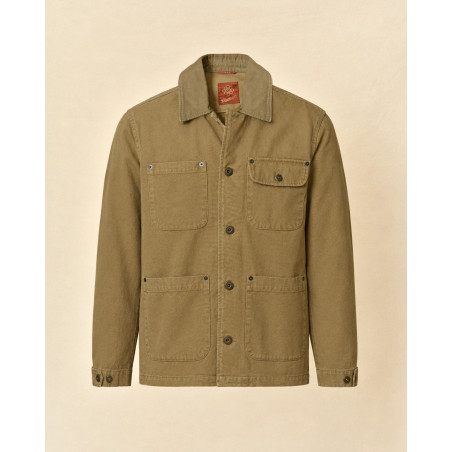 Veste saharienne kaki quatre poches Telacruda