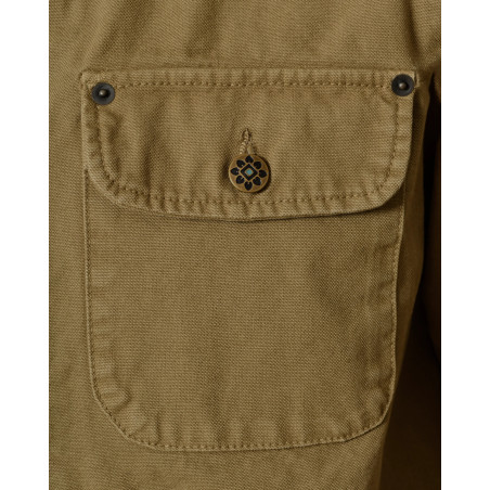 Veste saharienne kaki quatre poches Telacruda