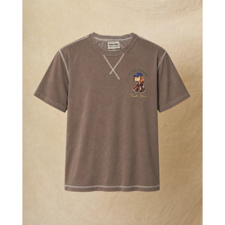 T-shirt taupe imprimé graphique Front Street