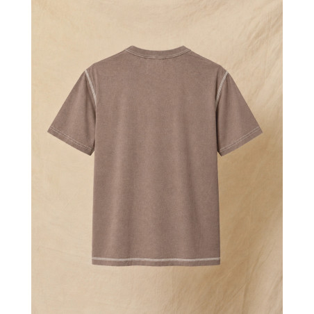 T-shirt taupe imprimé graphique Front Street