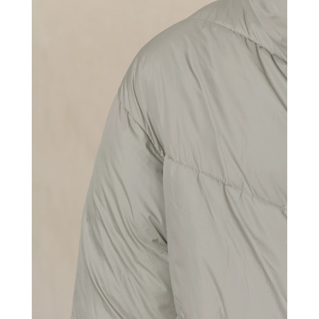 Doudoune asymétrique greige Ixos