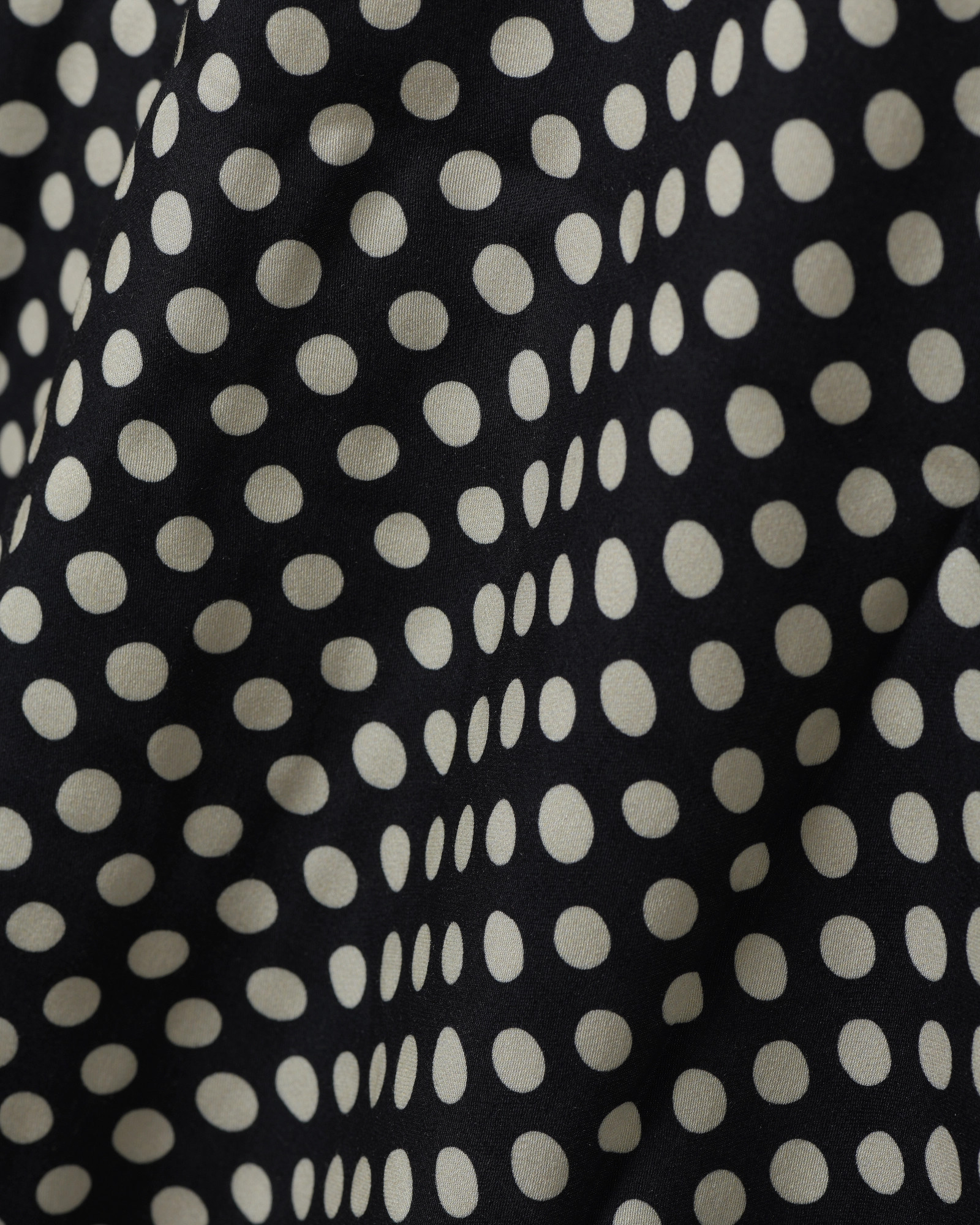 Blouse fluide noire à pois Whyci Milano