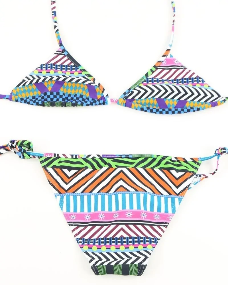 Bikini à motifs Multicolores Pamela de Beaumane