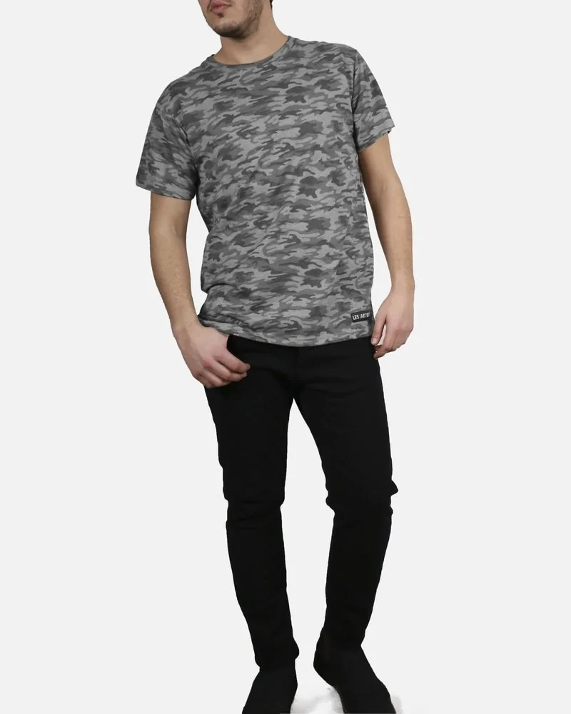 T-Shirt gris camouflage "Kanye" Les (art)istes