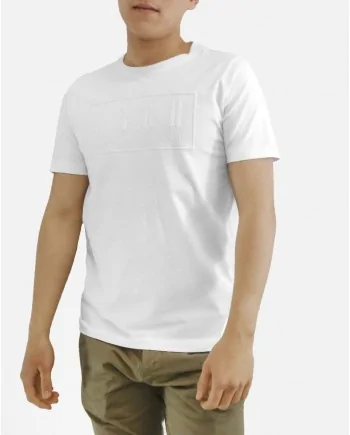 T-Shirt en coton blanc John Richmond