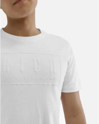 T-Shirt en coton blanc John Richmond
