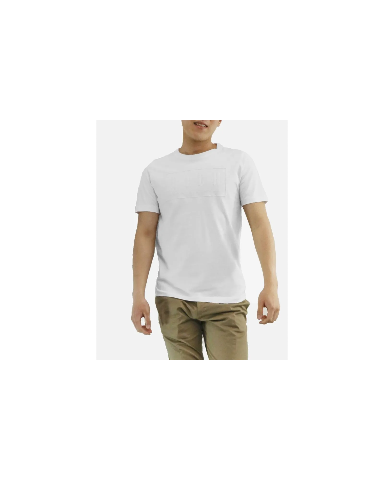 T-Shirt en coton blanc John Richmond