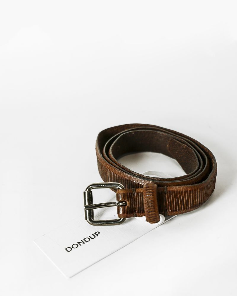 Ceinture daim marron femme online