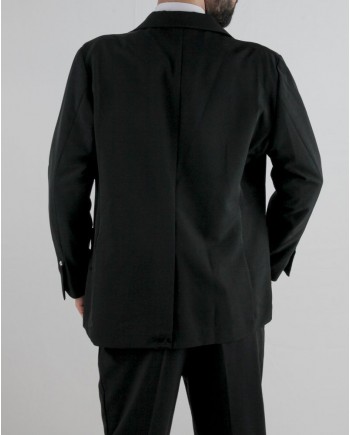 Veste en crêpe noir à clous fantaisies John Richmond 