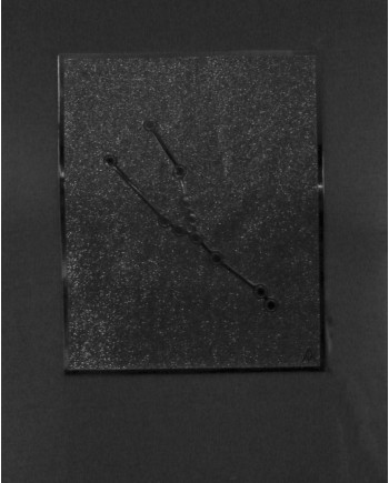 T-Shirt noir à patch constellation "Taureau" Limitato 