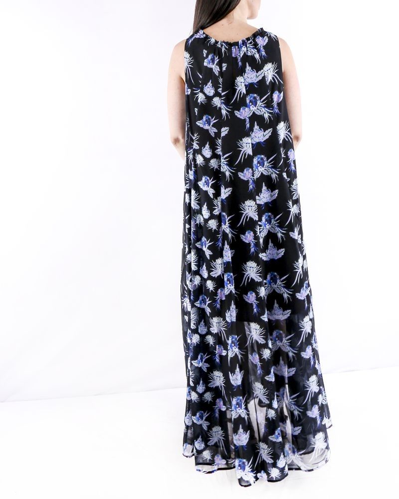 Robe Midi M&S à Motifs Noir Et Blanc - Taille 8, Occasion Très Bon état