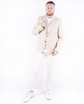 Veste en coton beige à poches fantaisies Lords & Fools 