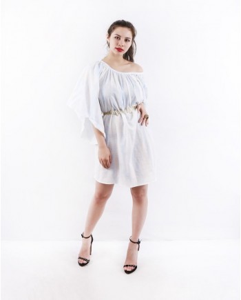 Robe chauve souris blanche Paradis Blanc