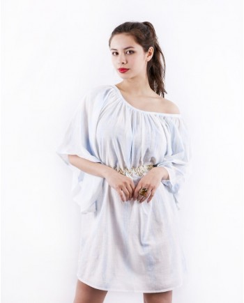 Robe chauve souris blanche Paradis Blanc