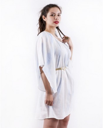 Robe chauve souris blanche Paradis Blanc