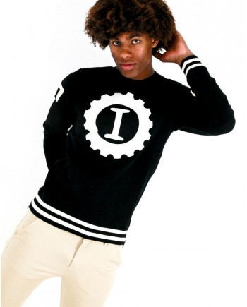 Sweat noir à flocage drapeau italien Hydrogen