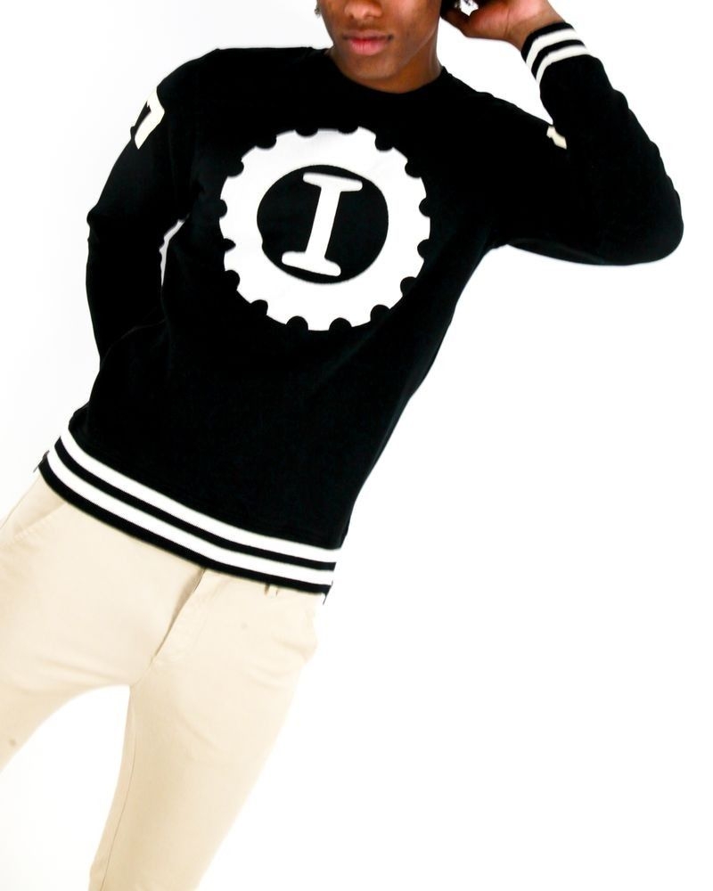 Sweat noir à flocage drapeau italien Hydrogen