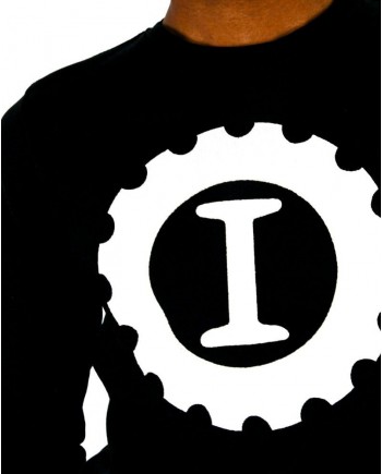 Sweat noir à flocage drapeau italien Hydrogen