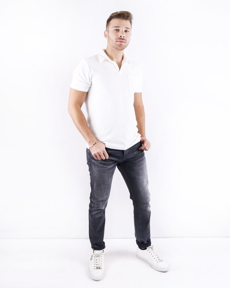 Jean skinny gris délavé BLK DNM 