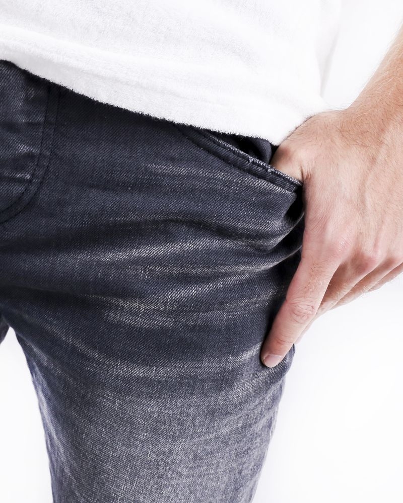 Jean skinny gris délavé BLK DNM 