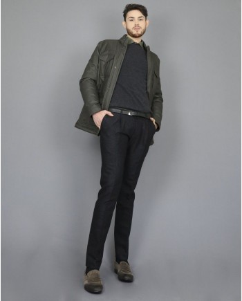 Mocassins en daim taupe à franges Casheart 