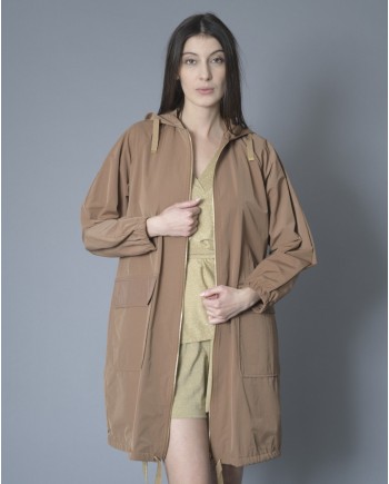 Manteau en tissu technique à capuche Palto 