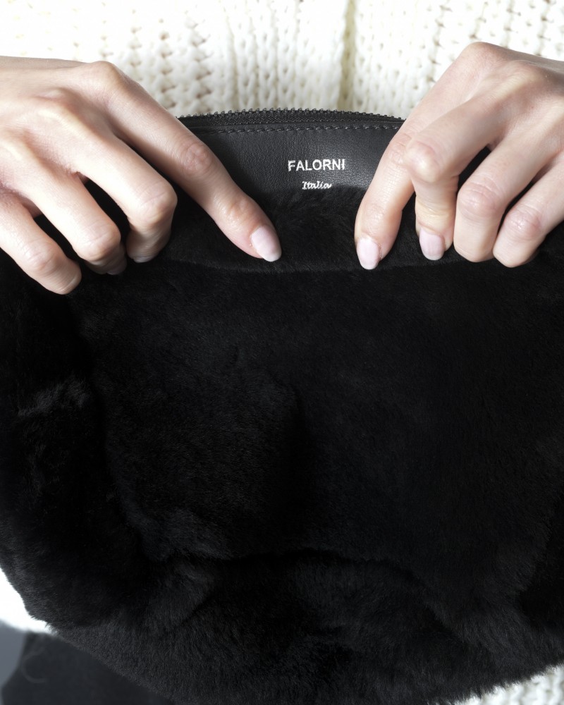 Pochette en fourrure Falorni