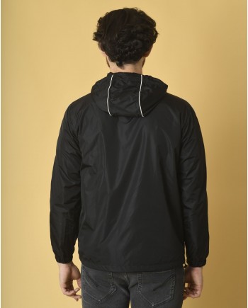 Veste en tissu technique à capuche Daniele Fiesoli