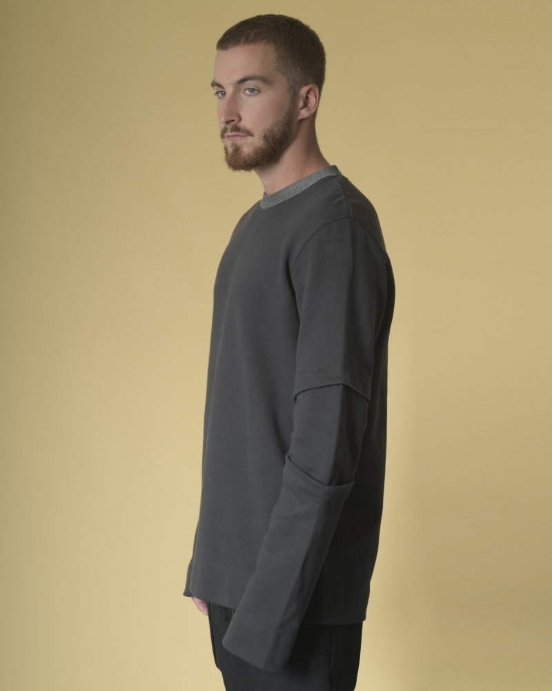 Sweat en coton à empiècement Lost & Found