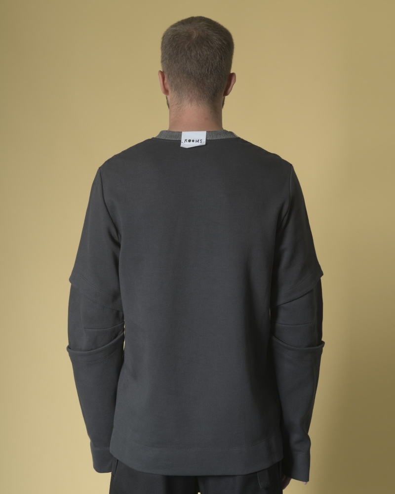 Sweat en coton à empiècement Lost & Found