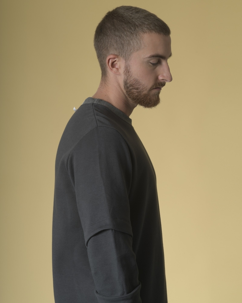 Sweat en coton à empiècement Lost & Found