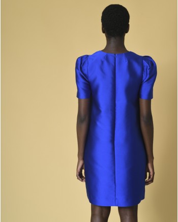Robe bleue à ceinture P.A.R.O.S.H