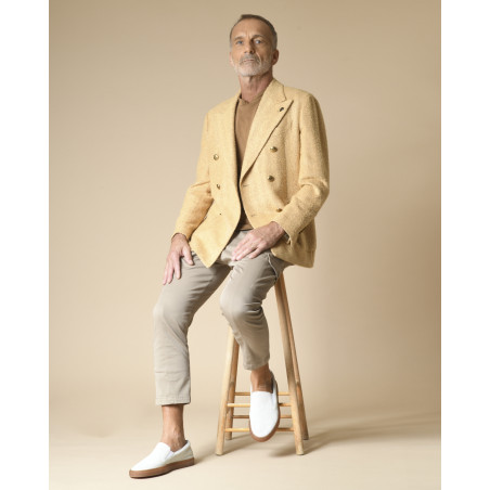 Veste croisée à motif chevron Gabriele Pasini 