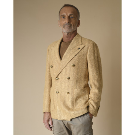 Veste croisée à motif chevron Gabriele Pasini 