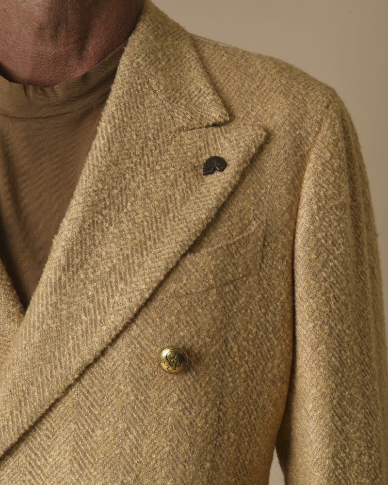 Veste croisée à motif chevron Gabriele Pasini 