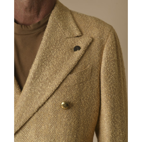 Veste croisée à motif chevron Gabriele Pasini 