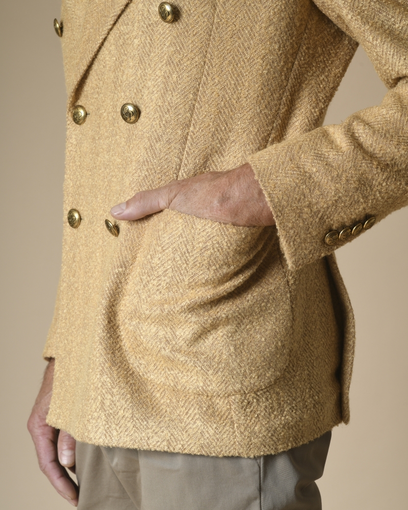 Veste croisée à motif chevron Gabriele Pasini 