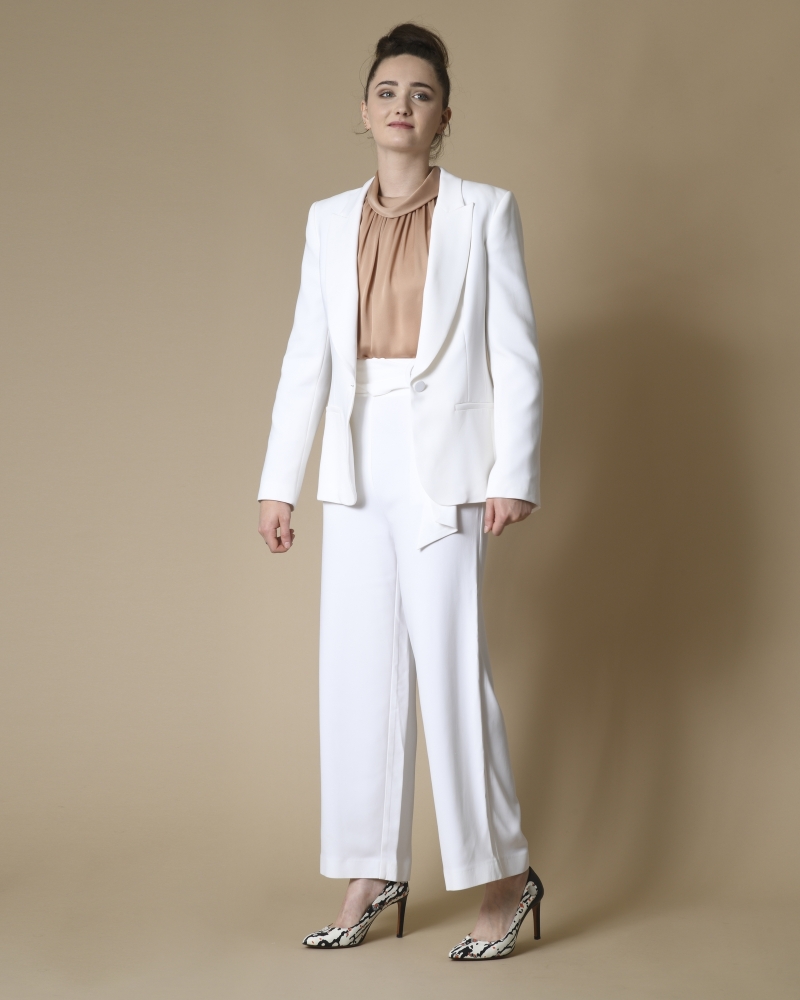 Blazer blanc Space Simona Corsellini