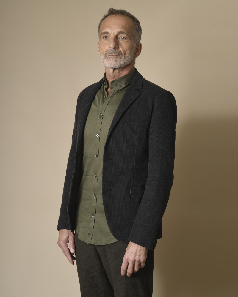 Veste en coton à carreaux Gian Carlo Rossi
