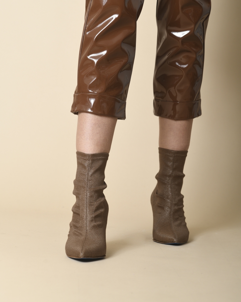 Bottines en raphia Guido Pasquali