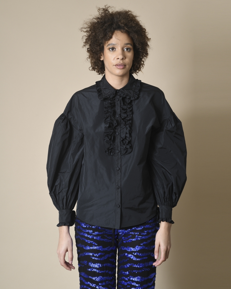 Chemisier à volants et manches bouffantes P.A.R.O.S.H