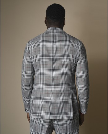 Costume en laine mélangé à carreaux Gabriele Pasini 