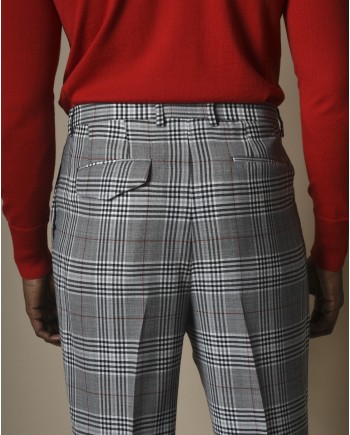 Costume en laine mélangé à carreaux Gabriele Pasini 