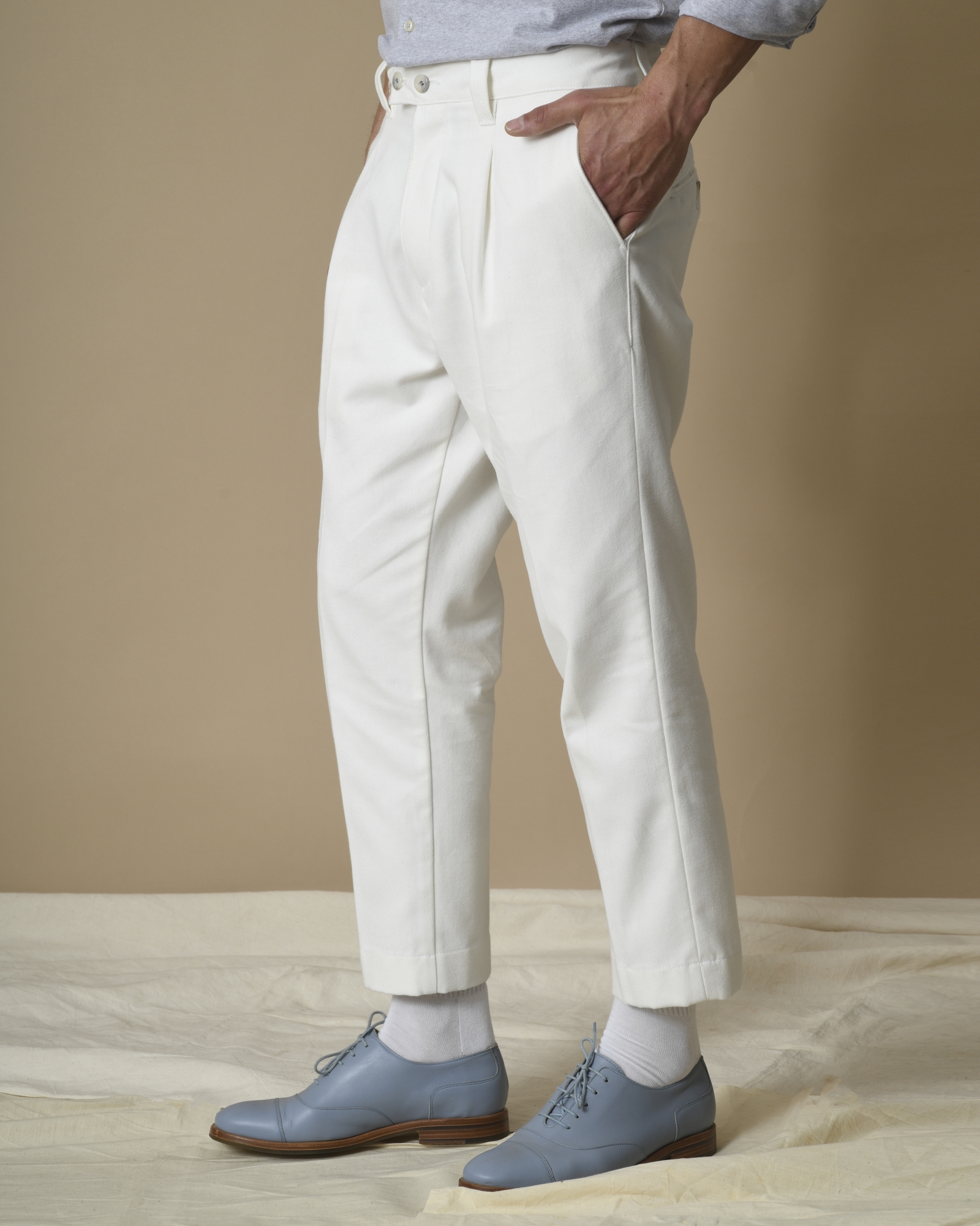 Pantalon Femme Gabardine Coton Bootcut - Cyrillus Taille 40 - Neuf Avec Étiquettes